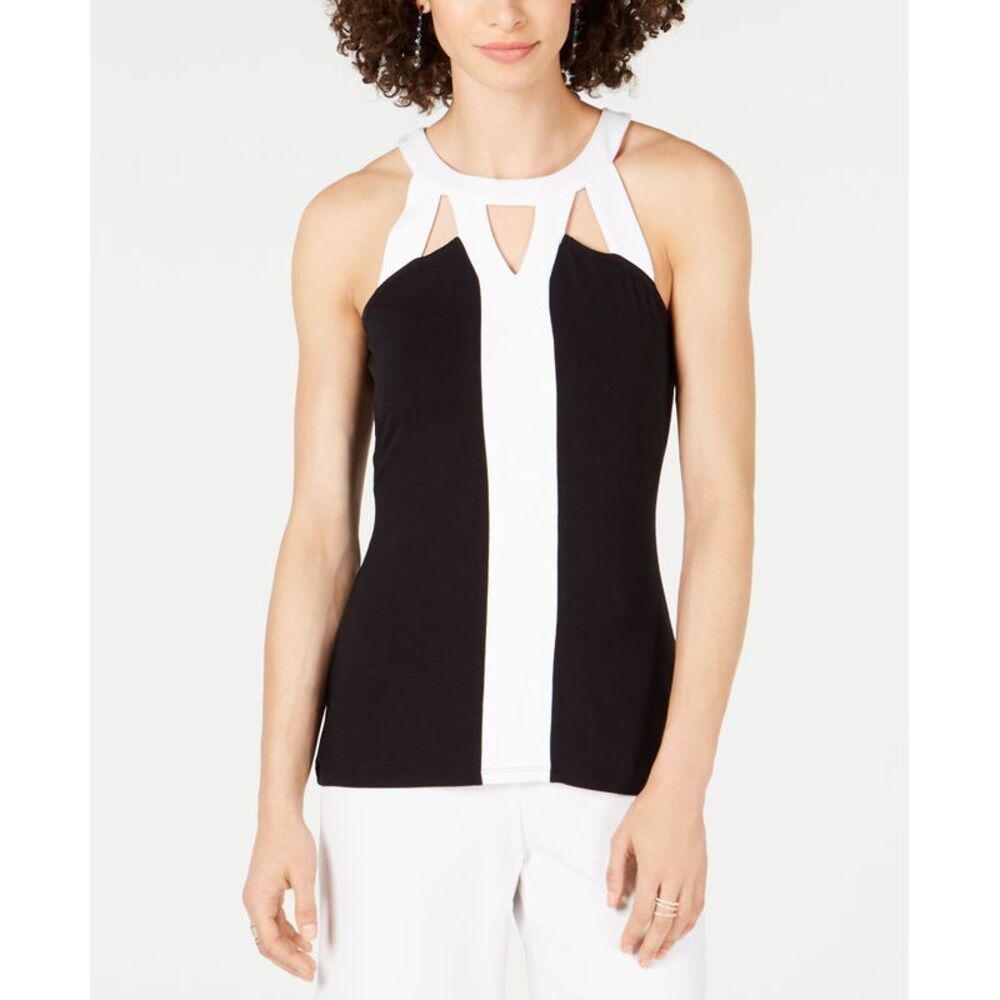 INC International Concepts Petite Colorblocked Tank Top